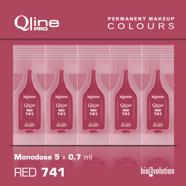 RED 741 červená terakota 5x0,7ml