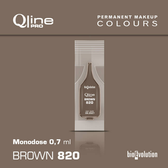 BROWN 820 olivově hnědá studená 0,7ml
