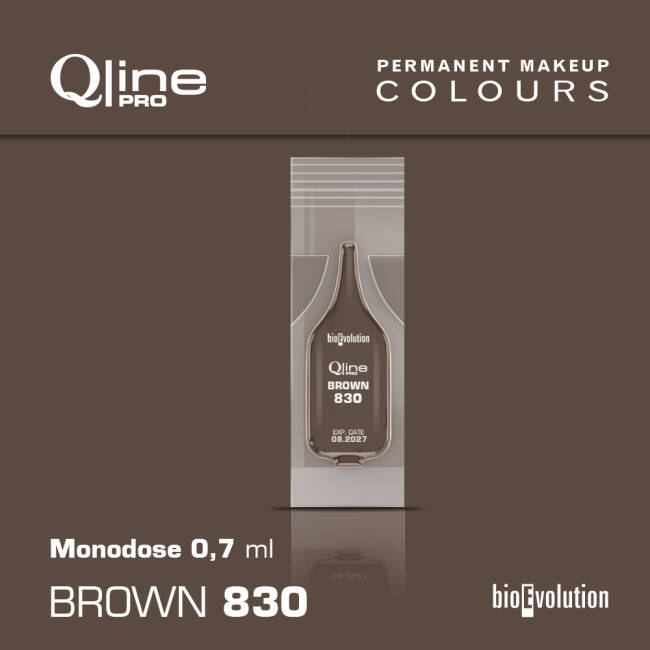 BROWN 830 střední hnědá 0,7ml