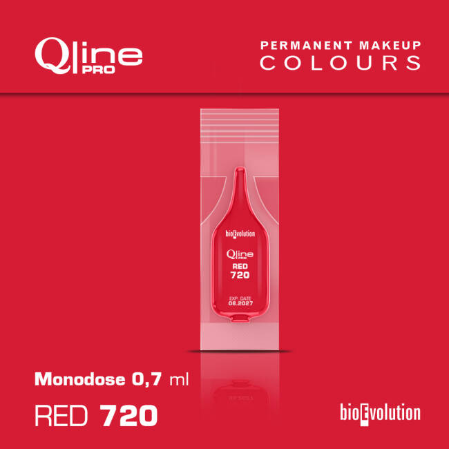 RED 720 sytě zářivá červená 0,7ml